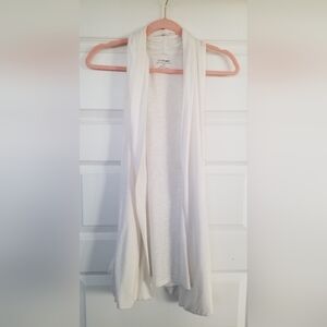 Sleeveless Open Cardigan, Front Pockets 14/16